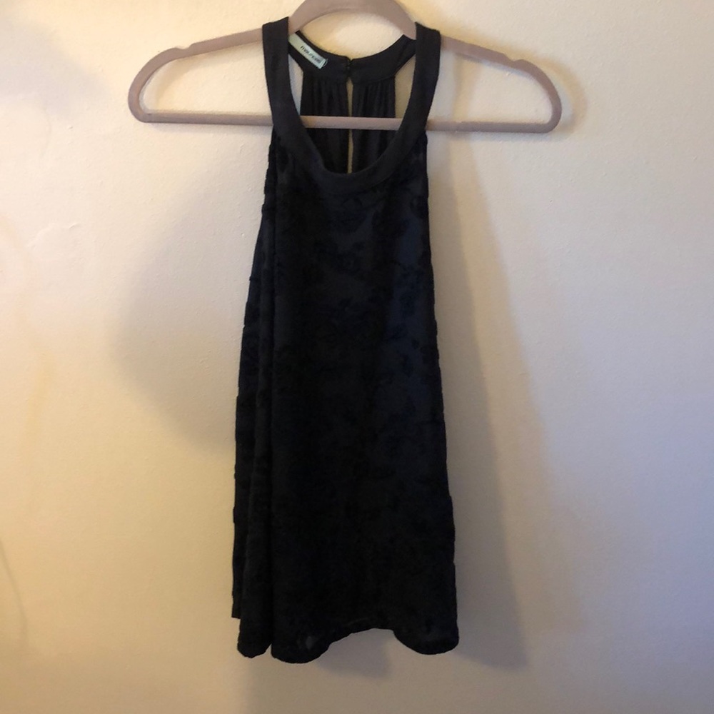 Lace overlay tank